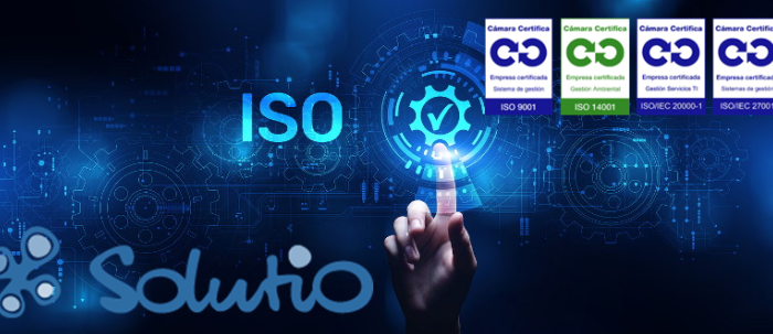 Solutio renueva certificaciones ISO 9.001, ISO 14.001, ISO 20.000 e ISO 27.001